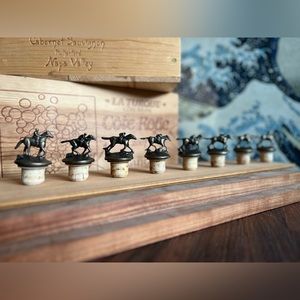 Blanton’s Bourbon Bottle Tops Toppers  FULL SET * FREE SHIPPING * NEW